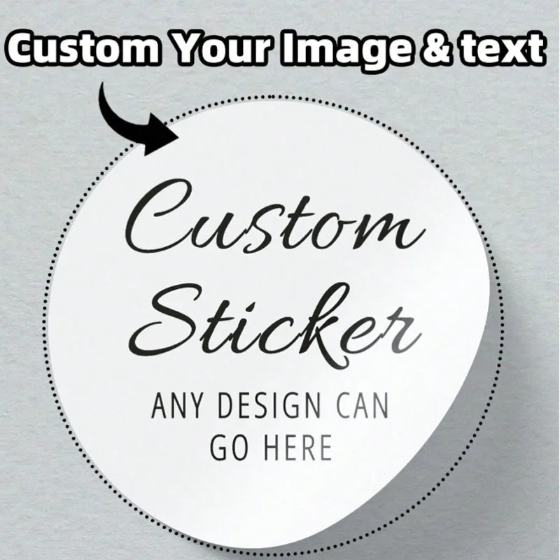 Interior Design Paper - Custom round stickers, personalized labels, stickers