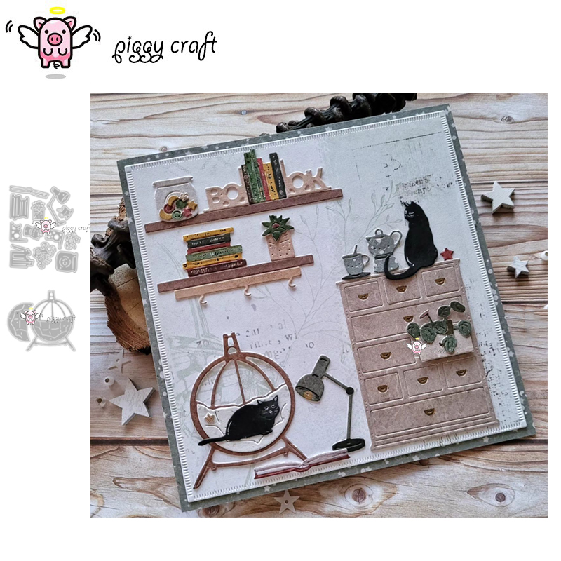 Interior Design Paper - Piggy Craft metal cutting dies cut