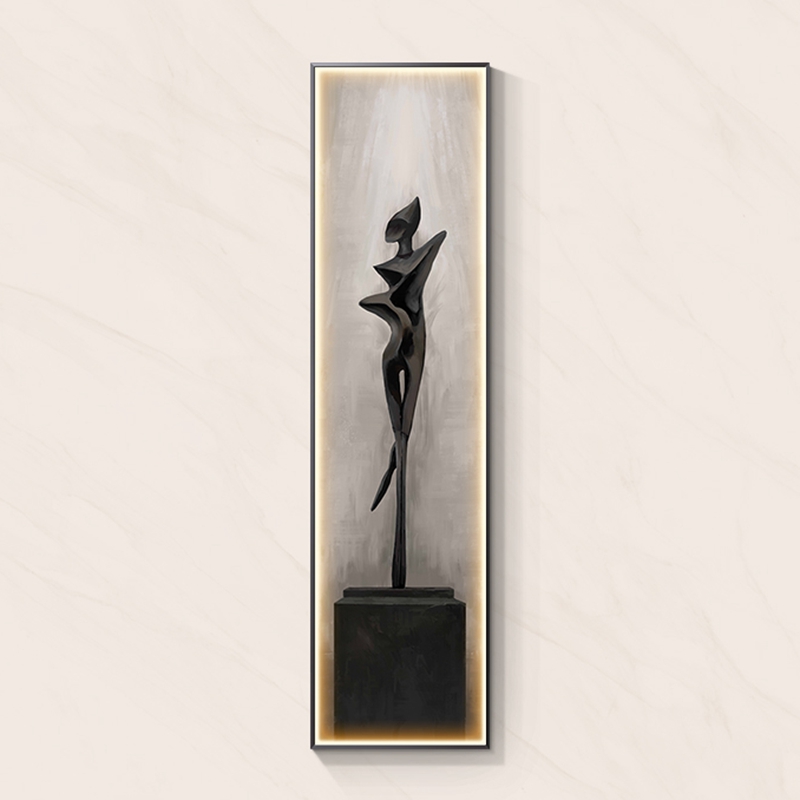 Interior Design Years Of Study - Modern Character Modeling Abstract LED Wall