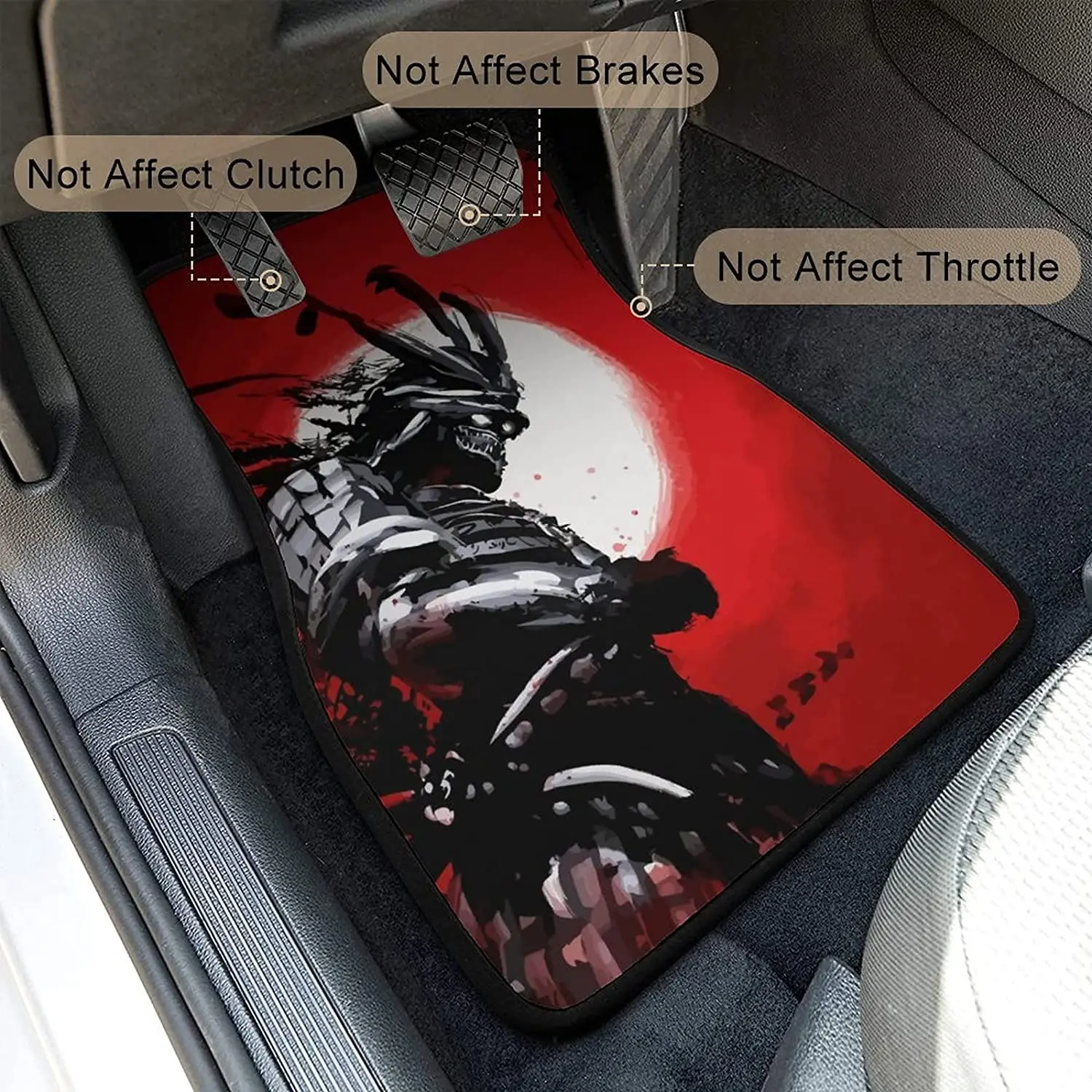 Interior Design Japan - Japan Samurai in Moon Back Car
