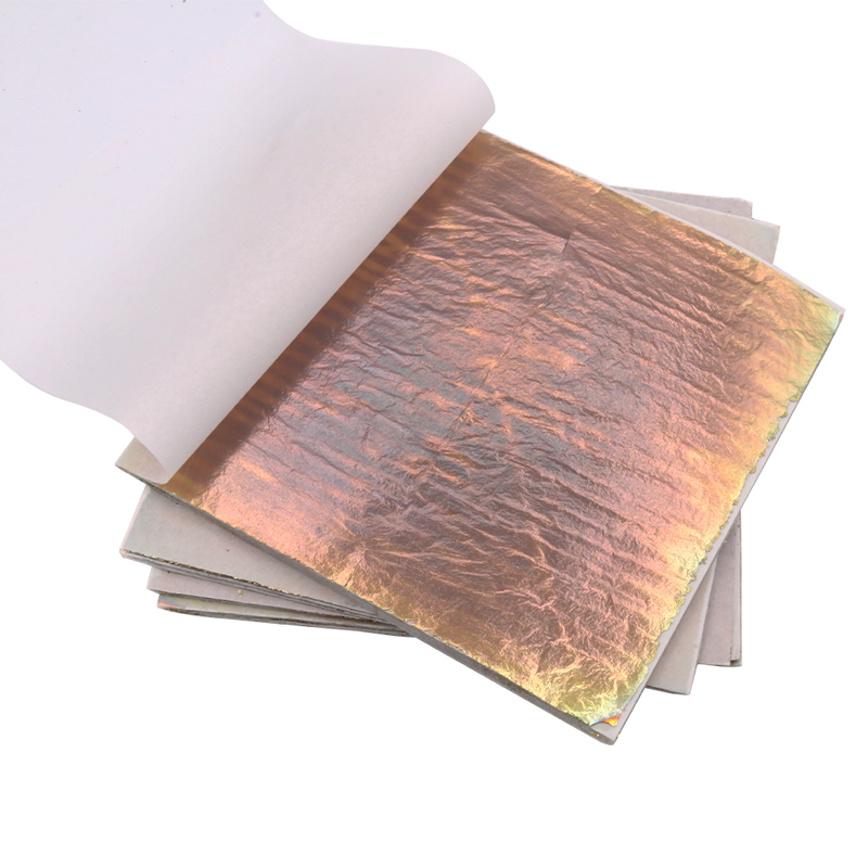 Interior Design Paper - 14x14cm Colorful Imitation Gold Leaf Sheet
