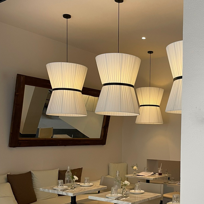Interior Design Years Of Study - Modern Designer Minimalist Fabric LEDPendant Light