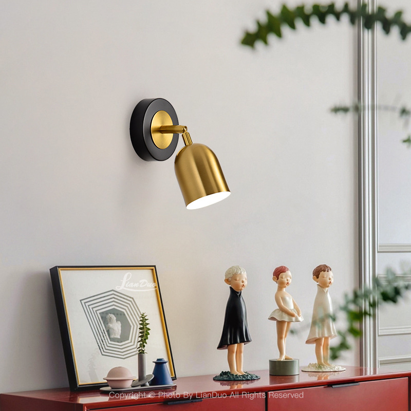 Interior Design Years Of Study - Modern Rotating LED Wall Lamp Mirror