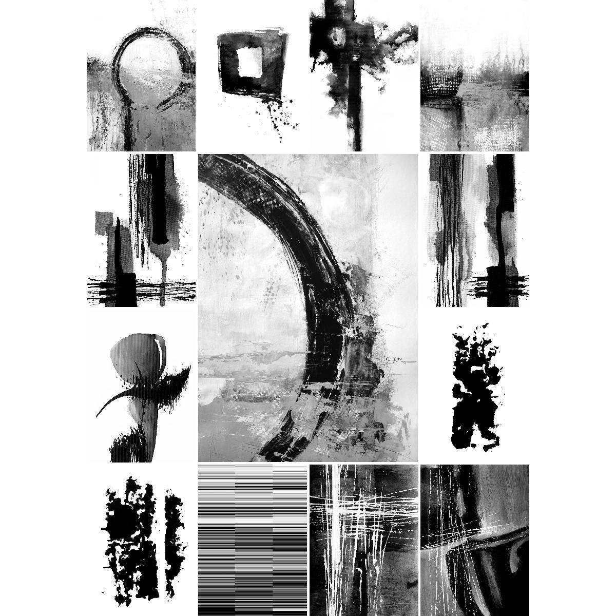 Interior Design Landscape - Contemporary Lines Abstract Art Poster Modern