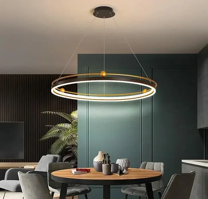 Interior Design Online Free - Modern led chandelier circle lights for