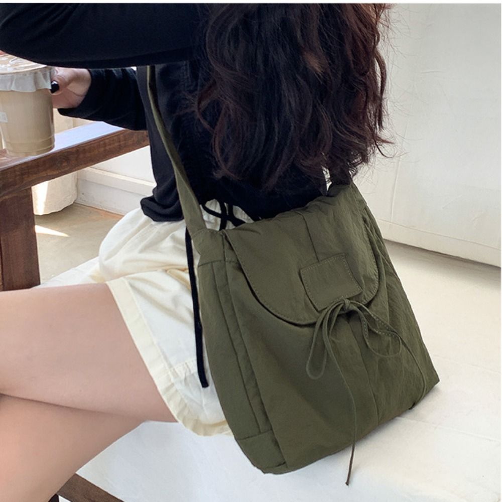Korean Style Flap Nylon Bow Cr - Interior Design Korean Style recension och pris