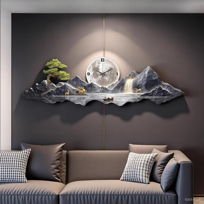 Luxury Light Wall clock Living - Interior Design Kitchen And Living Room recension och pris