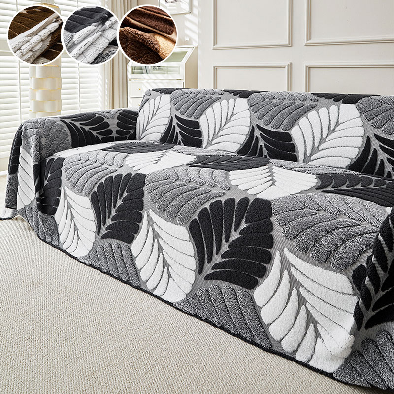 1PC-Two tone three-dimensional - Textured Throw Natural recension och pris