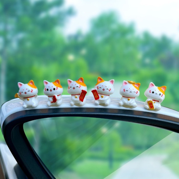 Car Japanese Lucky Cat Ornamen - Interior Design Japan recension och pris
