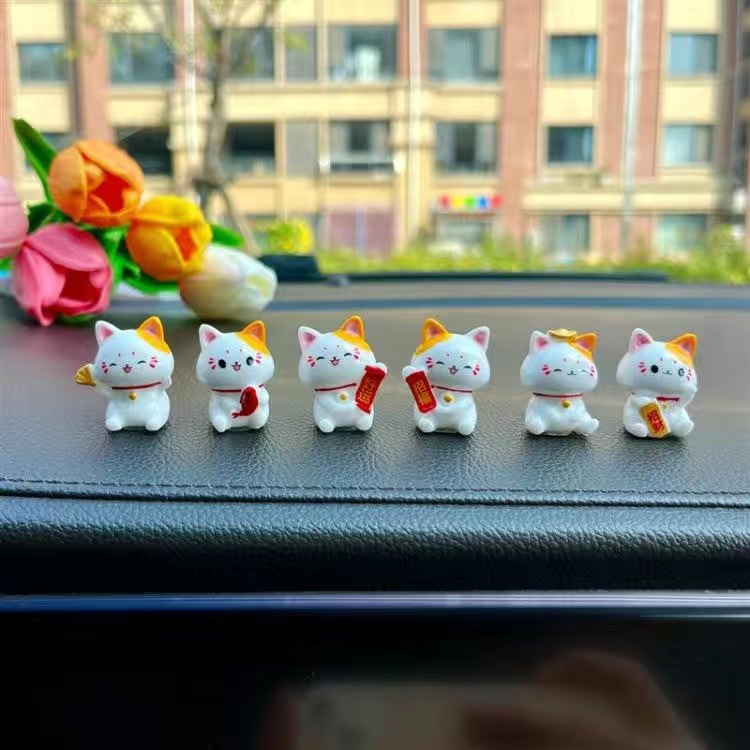 Car Japanese Lucky Cat Ornamen - Interior Design Japan recension och pris