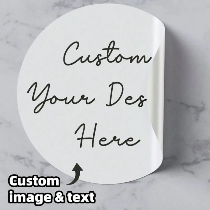 Custom round stickers, persona - Interior Design Paper recension och pris