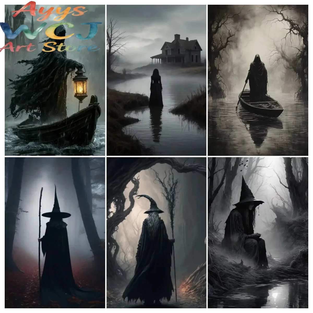 Dark Academia Art The Witch De - Interior Design Living Room recension och pris