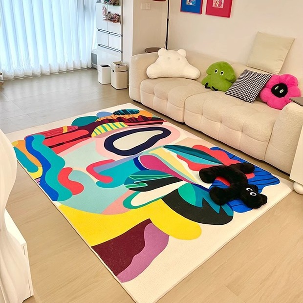 Abstract Fluid Pattern Print F - Printed Rug Abstract recension och pris