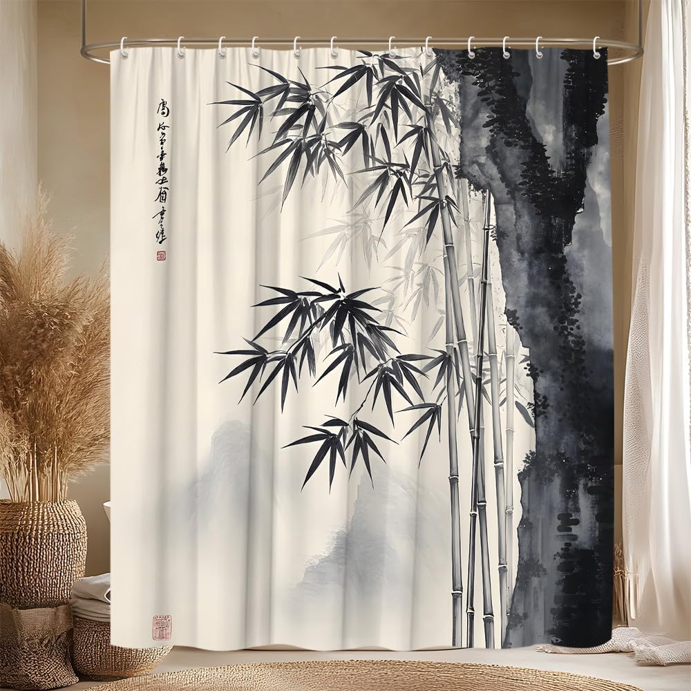 Decorative Asian Bamboo Ink Wa - Interior Design Zen recension och pris