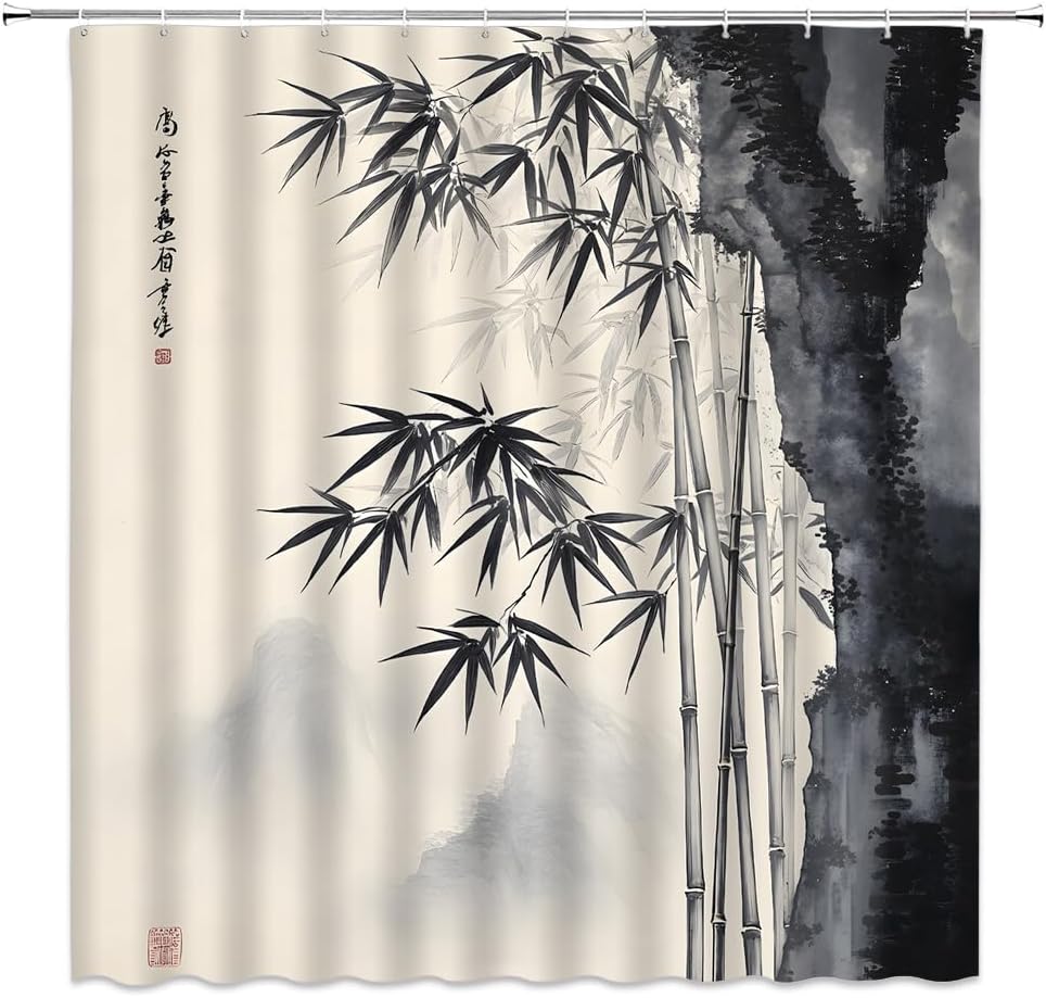 Decorative Asian Bamboo Ink Wa - Interior Design Zen recension och pris
