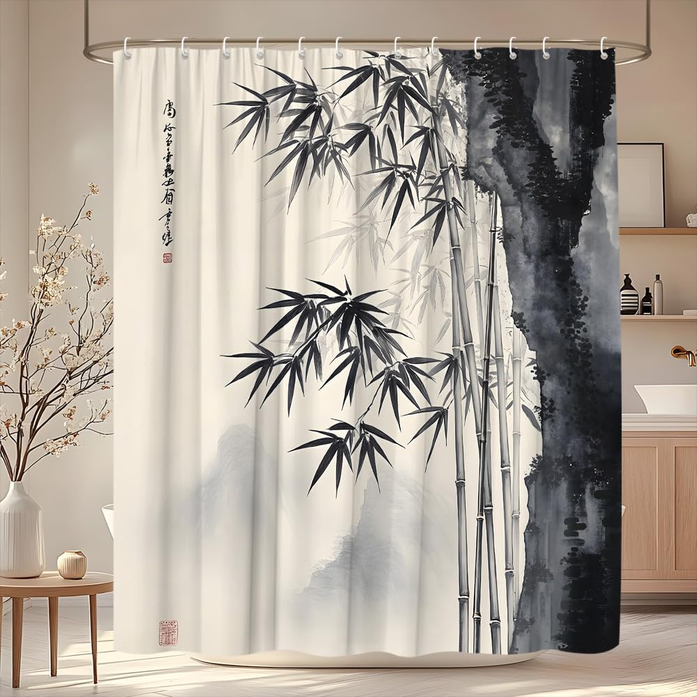 Decorative Asian Bamboo Ink Wa - Interior Design Zen recension och pris