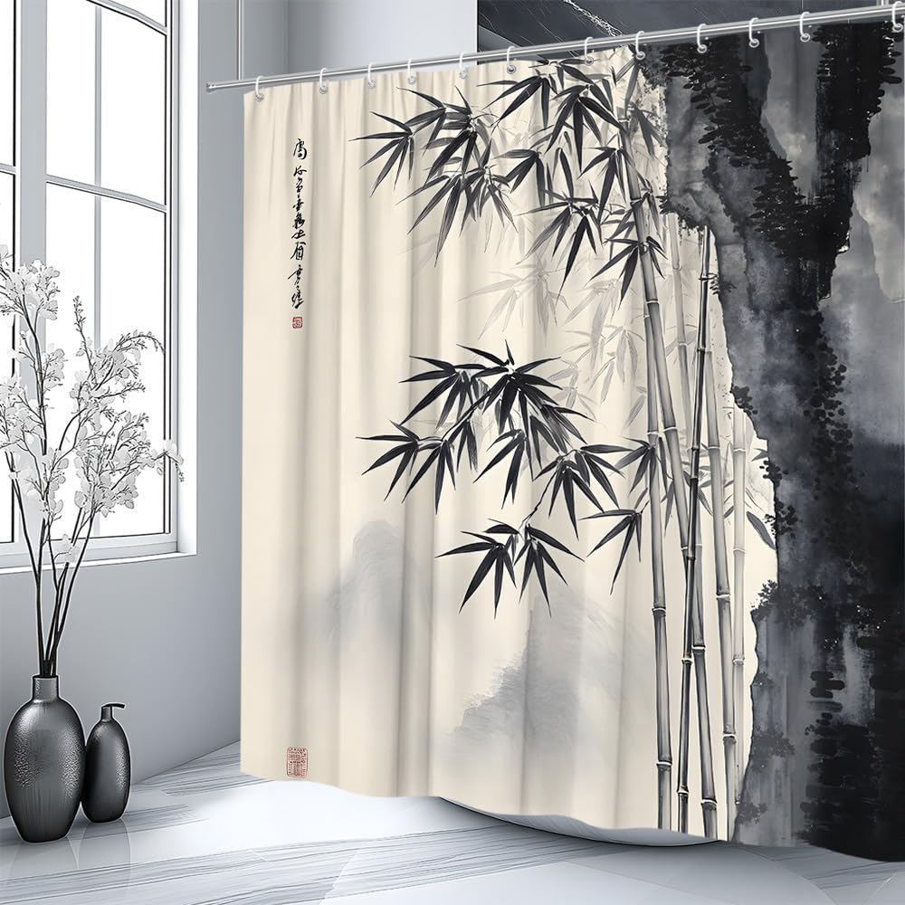 Decorative Asian Bamboo Ink Wa - Interior Design Zen recension och pris