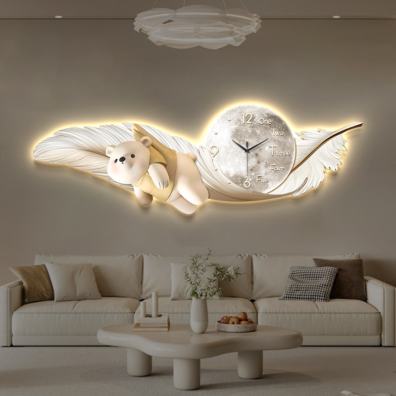 Luxury Large Wall Clock Temper - Interior Design Kitchen And Living Room recension och pris