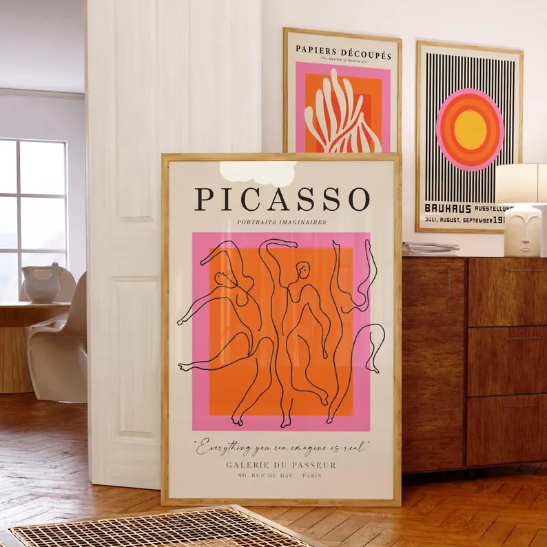 3pcsModern Orange  Bauhaus And - Interior Design Living Room recension och pris