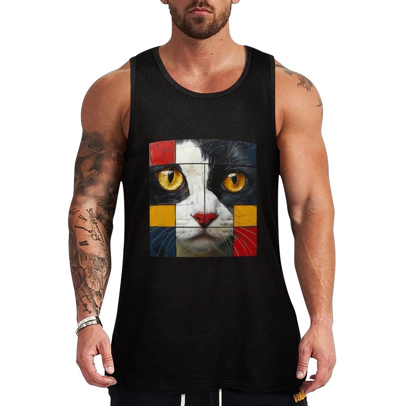 Mondrian Feline Fusion Tee, Fe - Printed Rug Abstract recension och pris