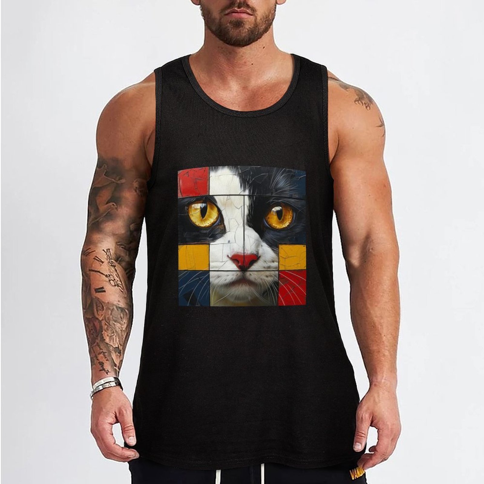 Mondrian Feline Fusion Tee, Fe - Printed Rug Abstract recension och pris