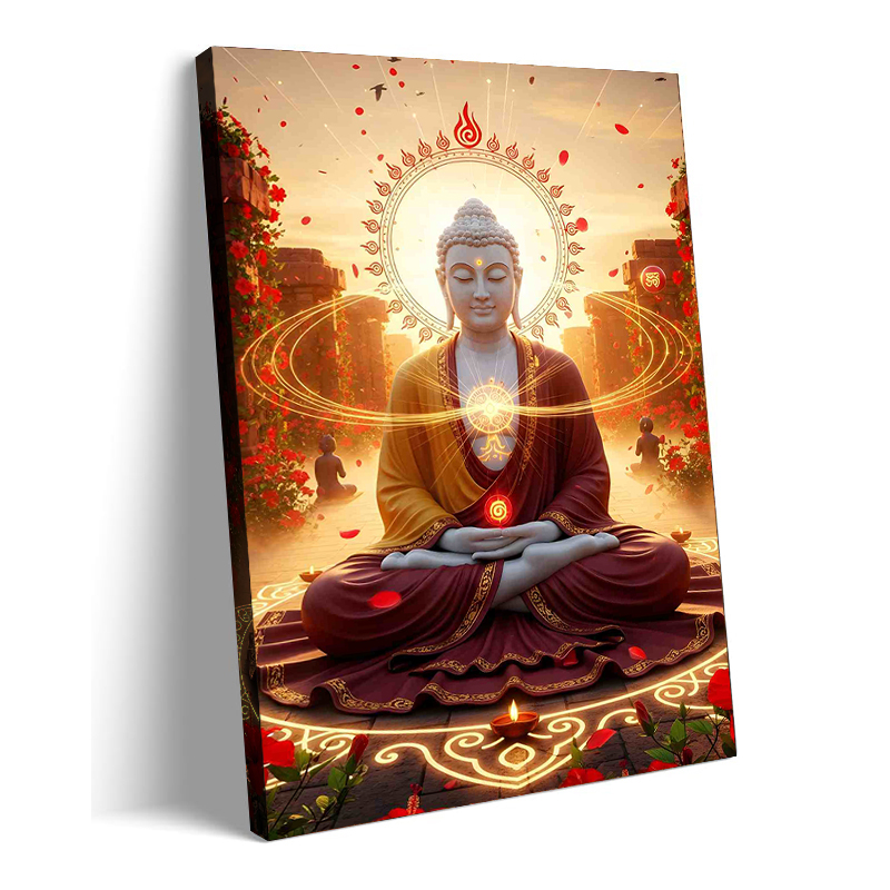 Modern Oriental Buddha Wall Ar - Interior Design Zen recension och pris