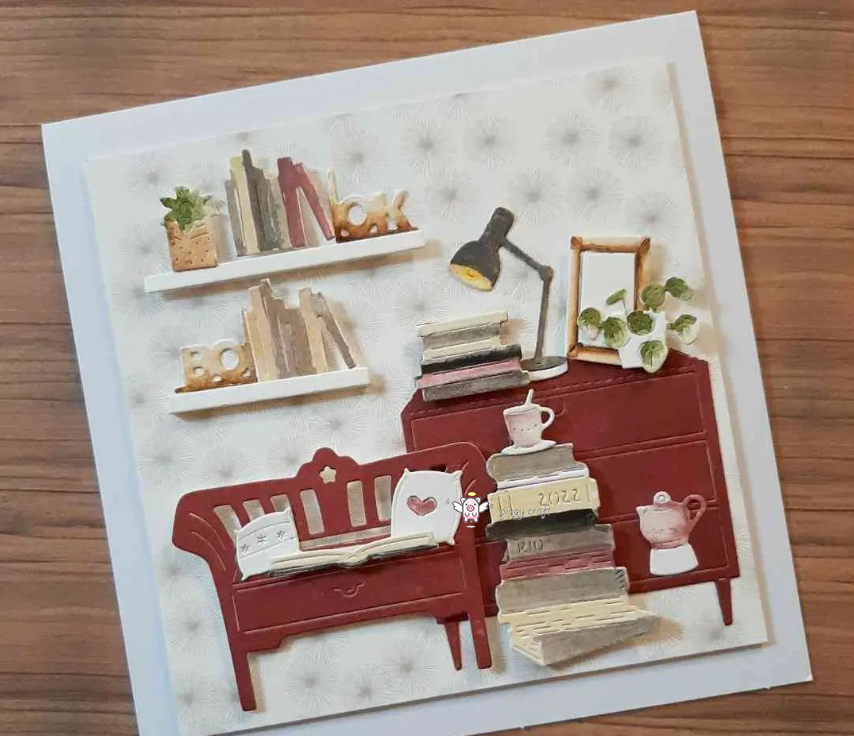 Piggy Craft metal cutting dies - Interior Design Paper recension och pris
