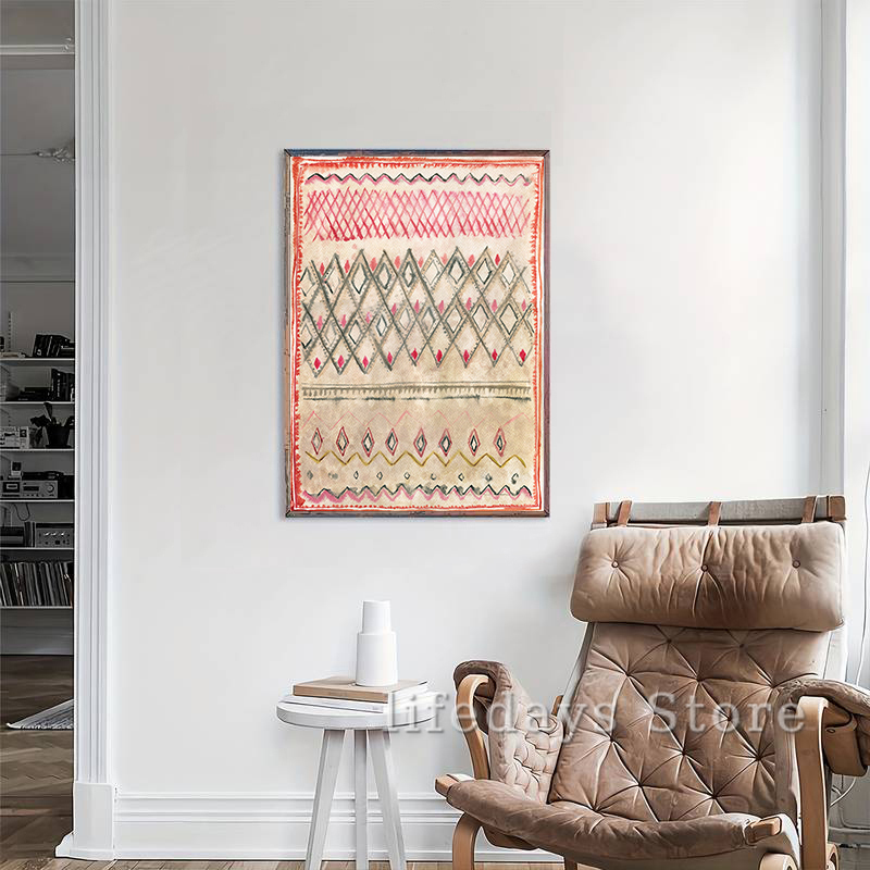 Eclectic Wall Art Watercolor M - Printed Rug Abstract recension och pris