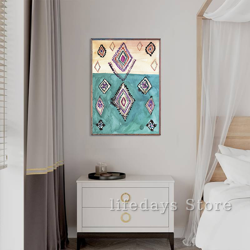 Eclectic Wall Art Watercolor M - Printed Rug Abstract recension och pris
