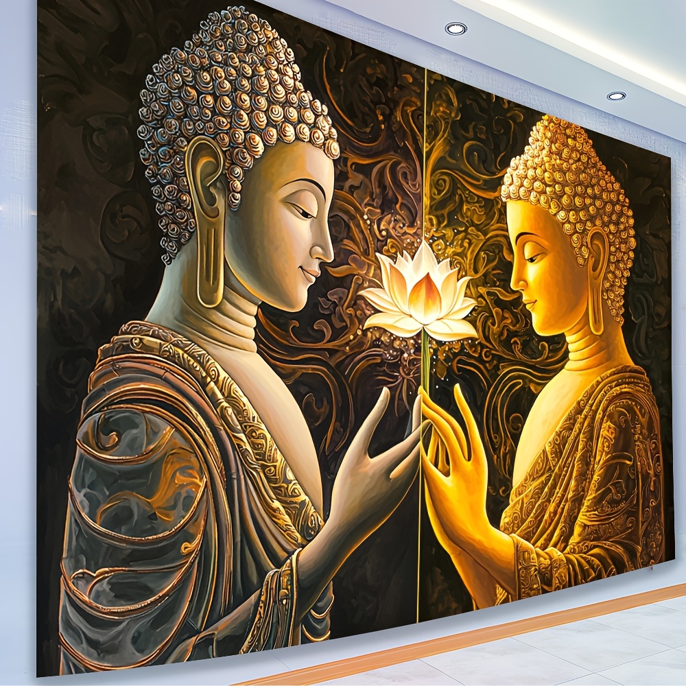 Buddha Lotus Wall Tapestry Spi - Interior Design Zen Style recension och pris