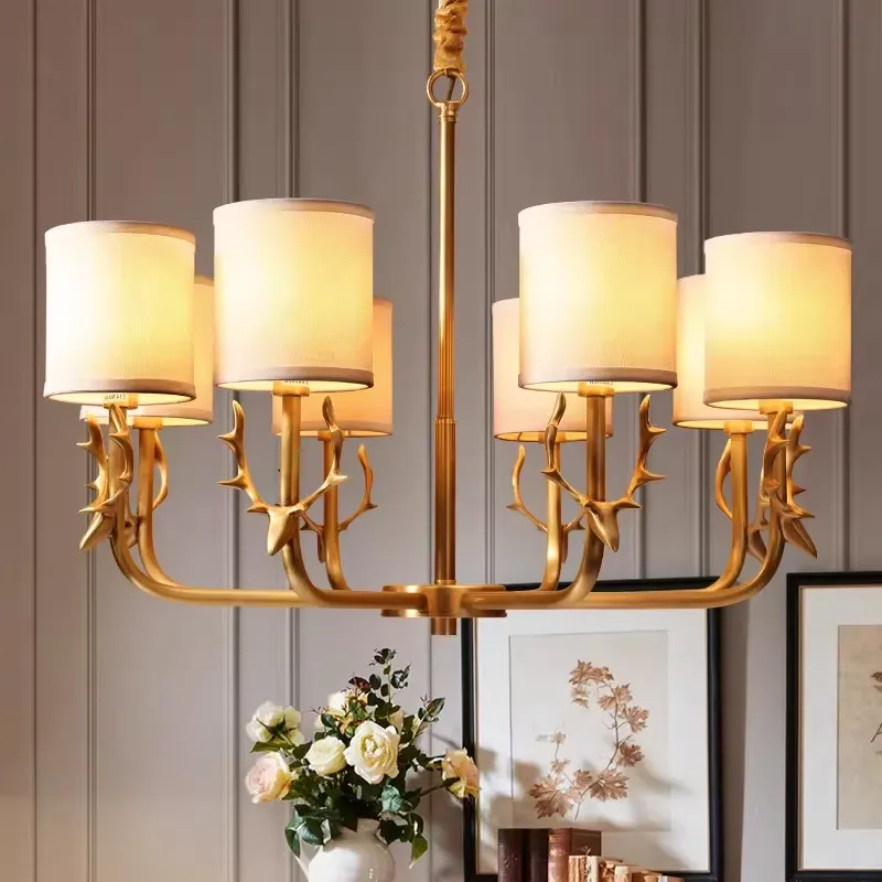 Copper Chandelier for Living R - Interior Design Years Of Study recension och pris