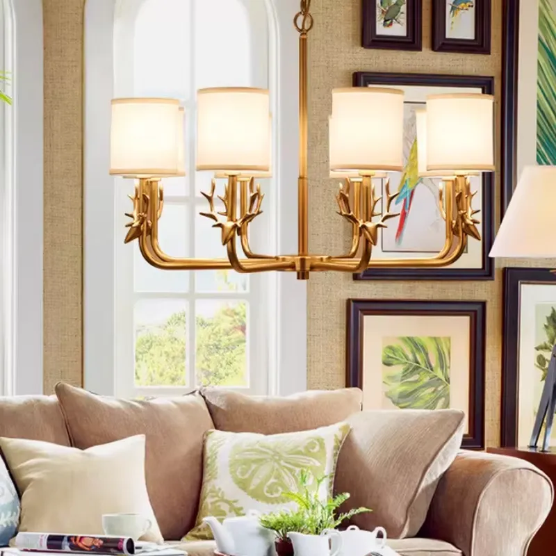 Copper Chandelier for Living R - Interior Design Years Of Study recension och pris