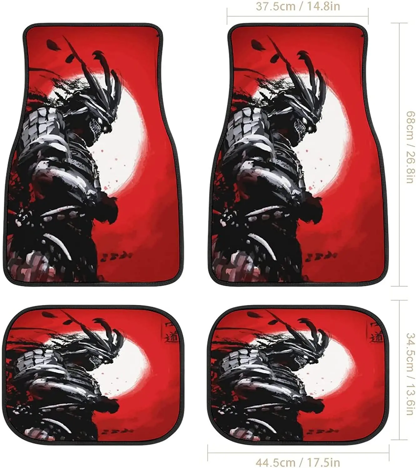 Japan Samurai in Moon Back Car - Interior Design Japan recension och pris