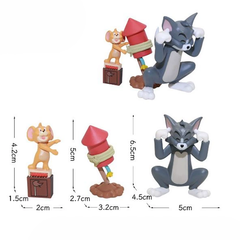 Kawaii Tom Jerry Mini Figure O - Interior Design Mockup recension och pris