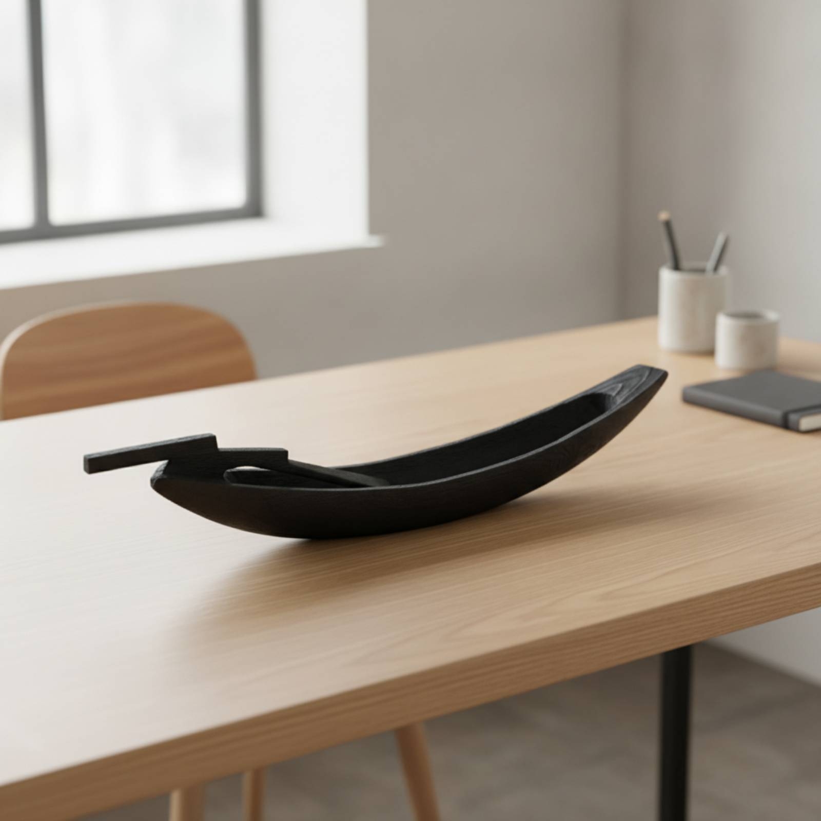 Wooden Boat Ornament Handmade  - Interior Design Zen recension och pris