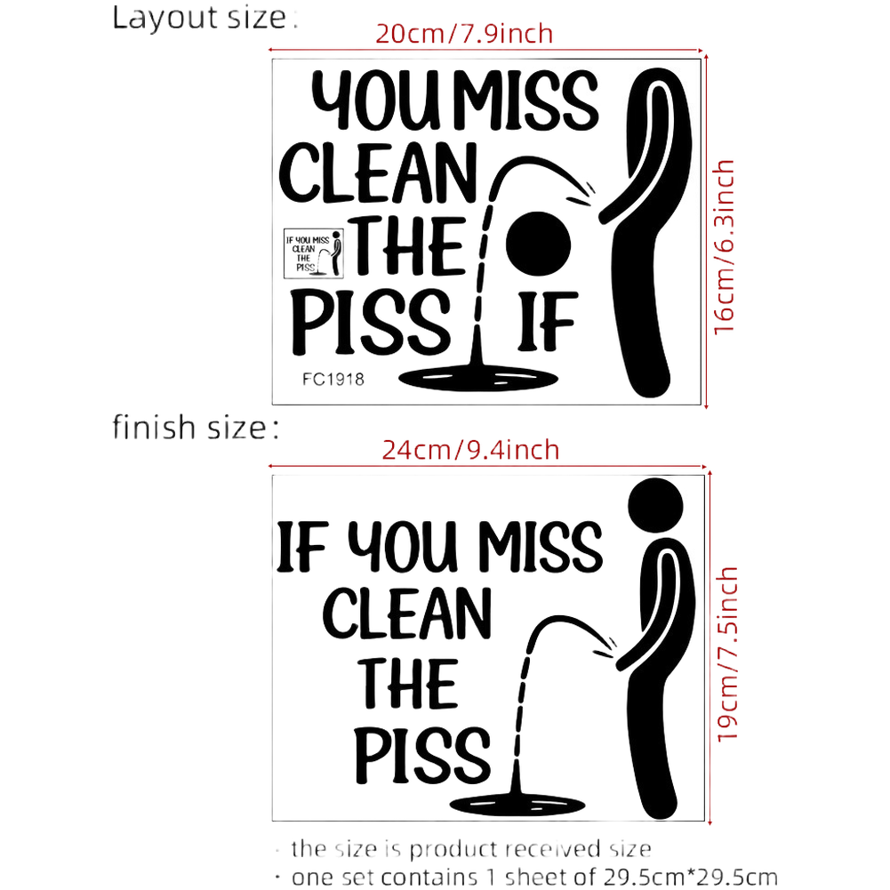 3 Piece Restroom Indicator Dec - Interior Design Language recension och pris