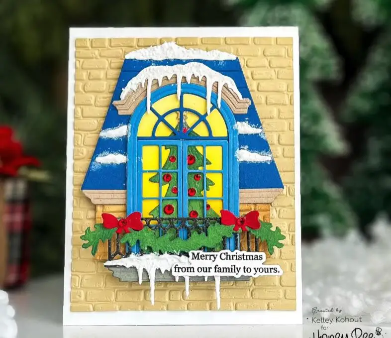 2024 New Christmas House Windo - Interior Design Paper recension och pris
