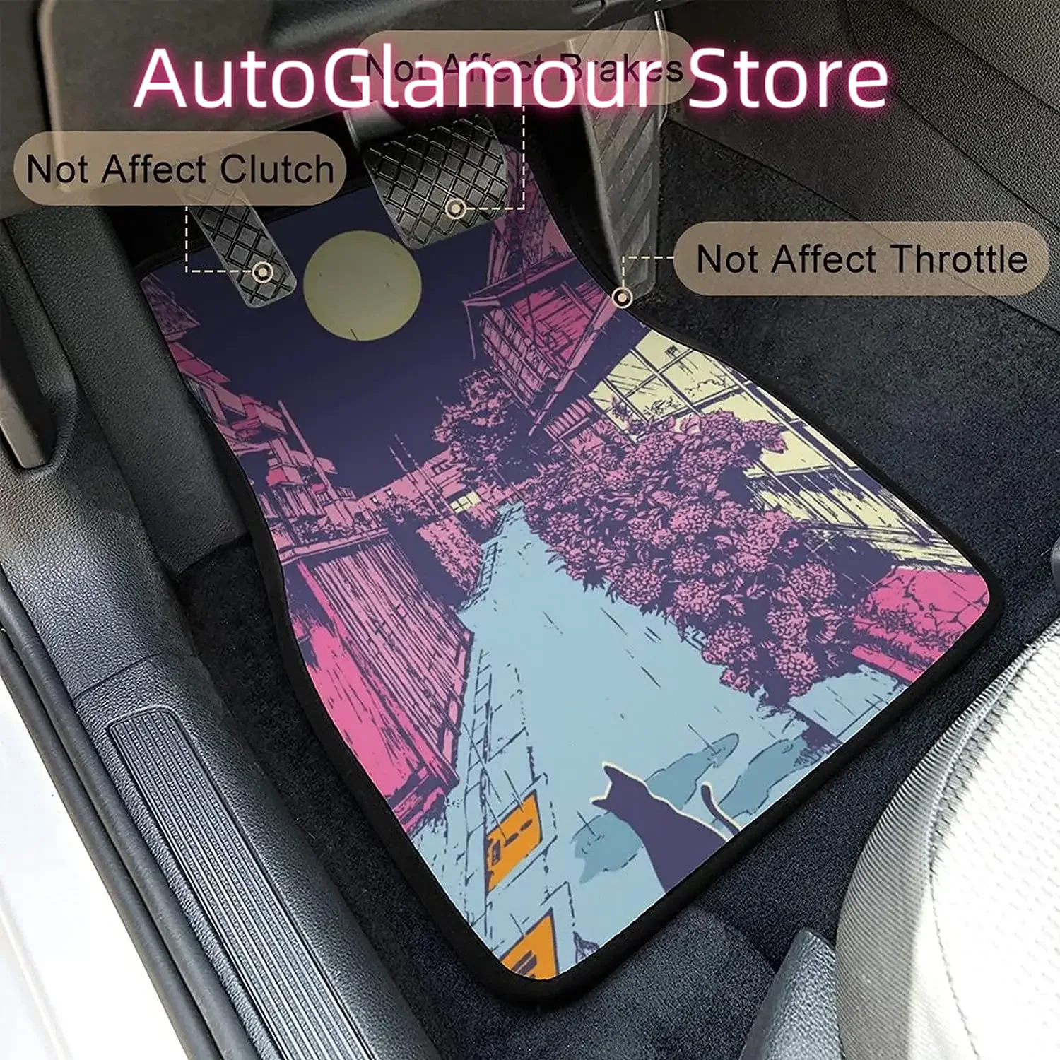 Kawaii Cat Vaporwave Japan Car - Interior Design Japan recension och pris
