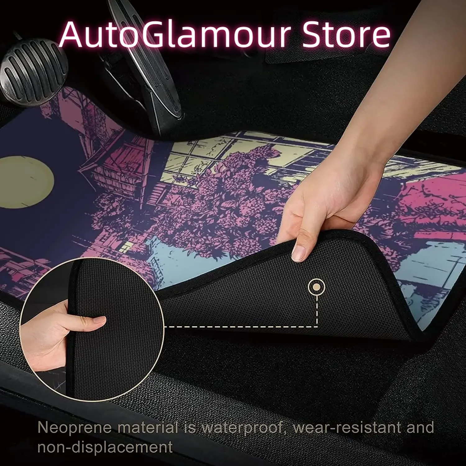 Kawaii Cat Vaporwave Japan Car - Interior Design Japan recension och pris