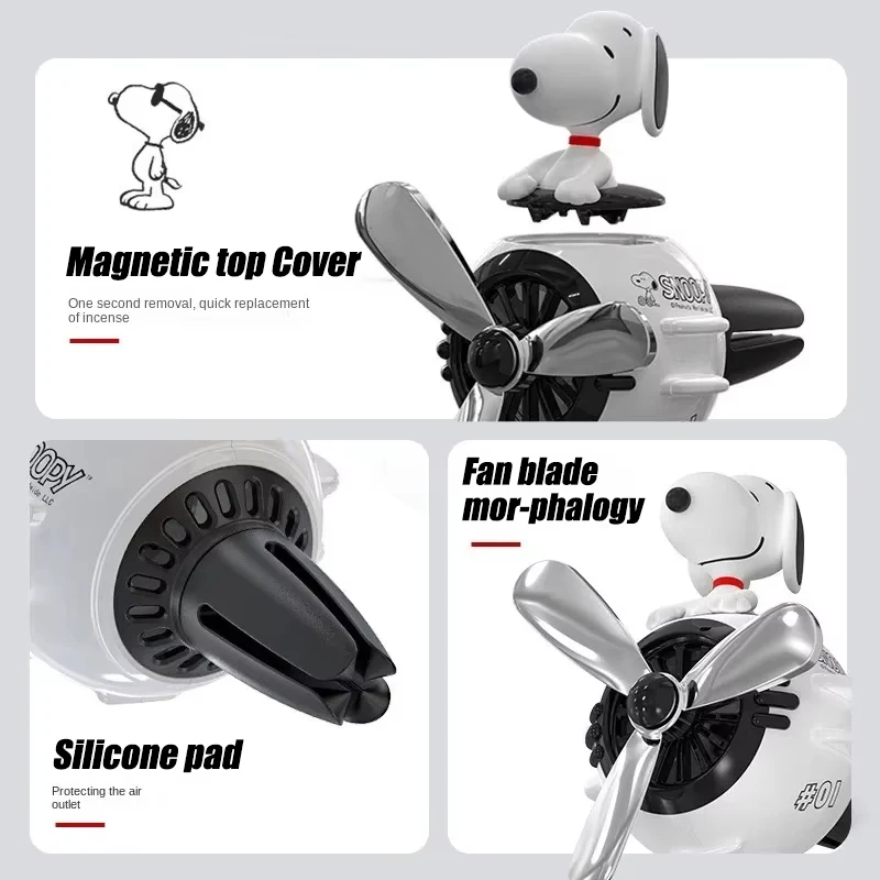 Kawaii Pilot Snoopy Car Aromat - Interior Design Mockup recension och pris