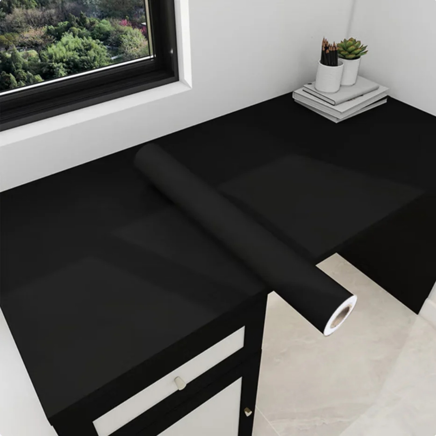 Waterpoof Matte Solid Wallpape - Interior Design Paper recension och pris