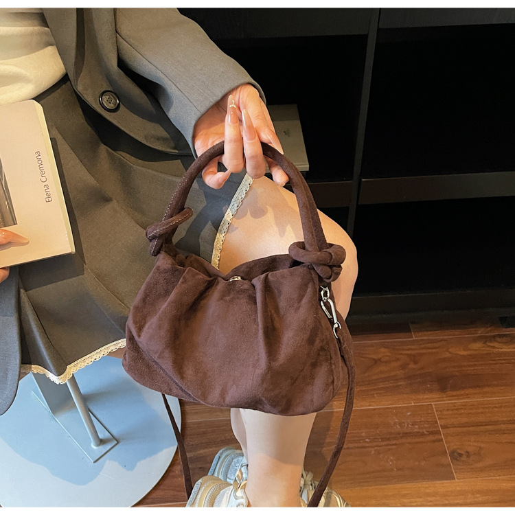 Ruched Cloud Bag Women Knot Ha - Interior Design Korean Style recension och pris