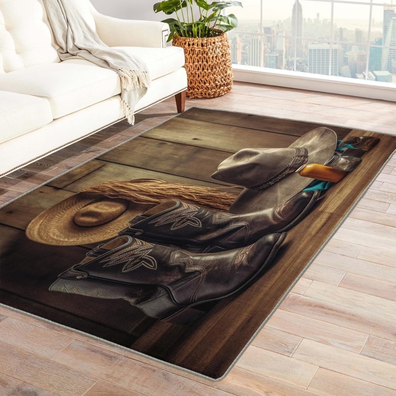 Nature Woman Face Area Rug Abs - Printed Rug Abstract recension och pris