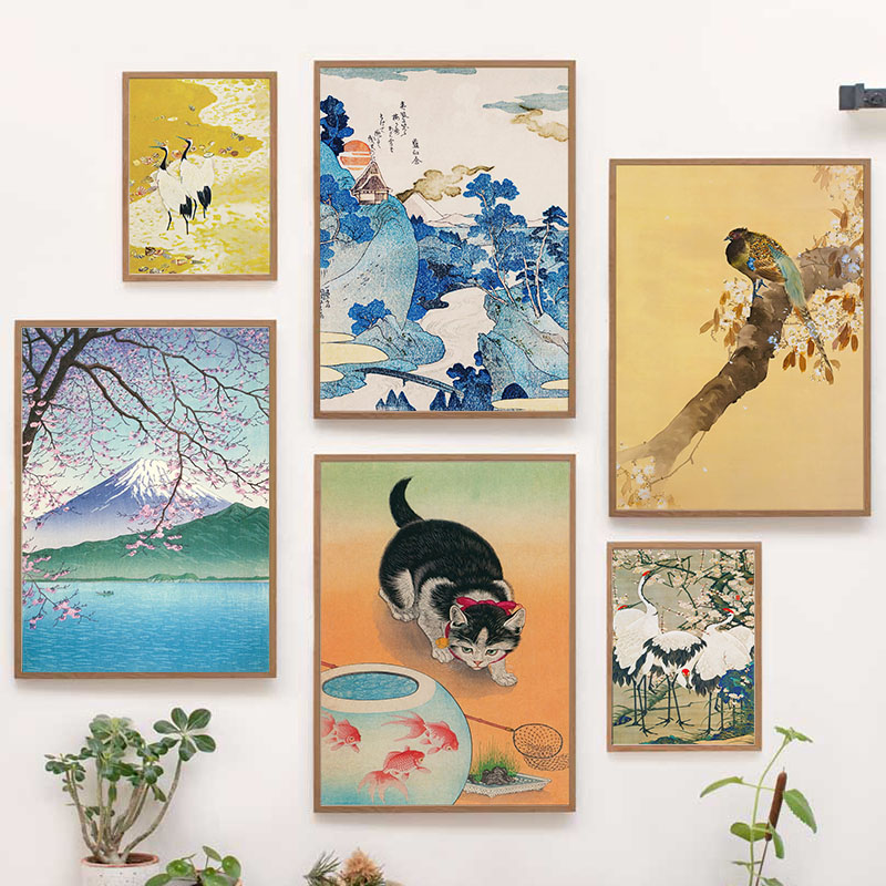 Japanese Katsushika Hokusai Ca - Interior Design Japan recension och pris