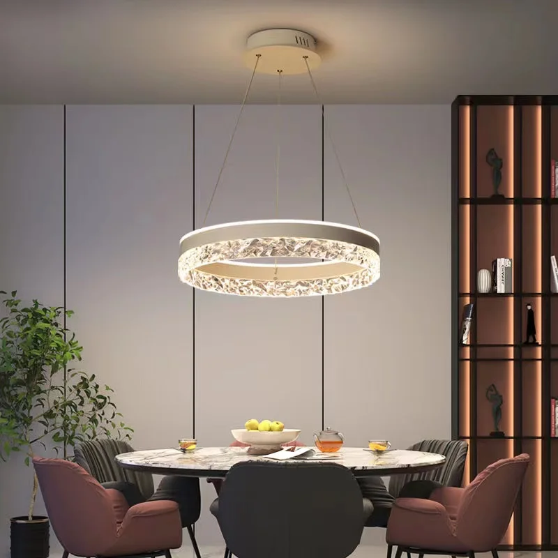 Modern Luxury Crystal LED Pend - Interior Design Kitchen And Living Room recension och pris