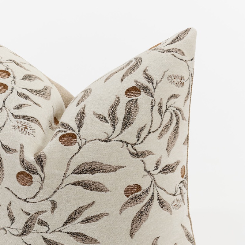 Cream Beige Chenille Botanical - Textured Throw Natural recension och pris