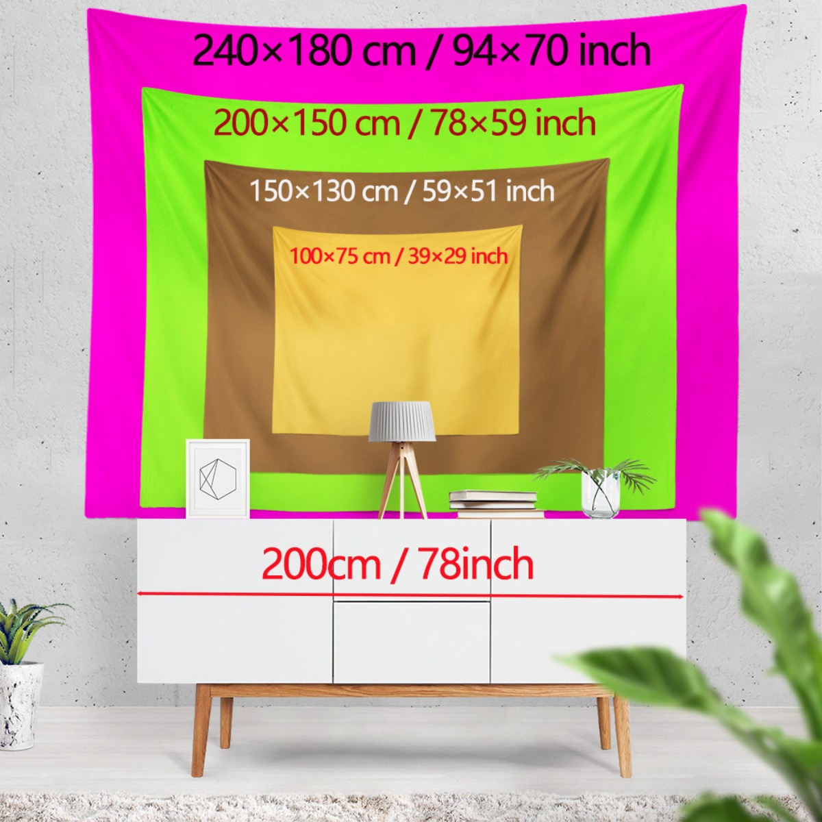 unframed Japanese Wave Sunset  - Interior Design Zen Style recension och pris