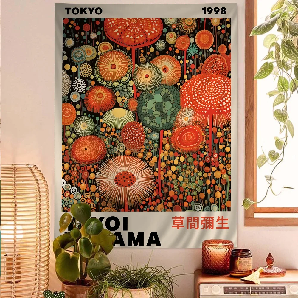 Abstract Yayoi Kusama Anime Ta - Printed Rug Abstract recension och pris