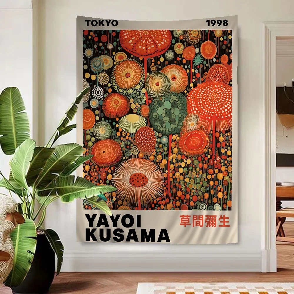 Abstract Yayoi Kusama Anime Ta - Printed Rug Abstract recension och pris