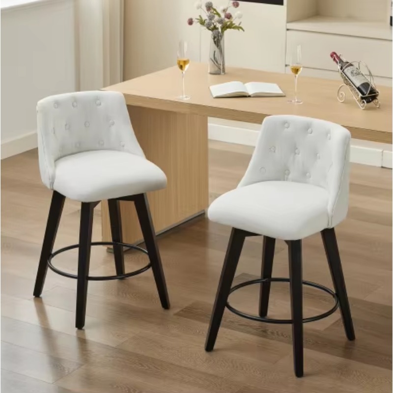 Modern style fabric bar stool  - Interior Design Kitchen And Living Room recension och pris